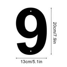 1pc 0-9 Customizable Number House Address Plate, Metal Address Sign, Durable Home Address Number Plate, Wall-Mounted Mailbox Number, Home Decor, Entrance Decor, Garden Decor, Suitable For Outdoor, Garage, Door, Mailbox Decoration, Metal Wall - Multicolor - View 11