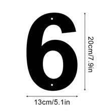 1pc 0-9 Customizable Number House Address Plate, Metal Address Sign, Durable Home Address Number Plate, Wall-Mounted Mailbox Number, Home Decor, Entrance Decor, Garden Decor, Suitable For Outdoor, Garage, Door, Mailbox Decoration, Metal Wall - Multicolor - View 14