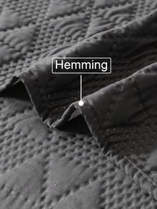 1pc Ultrasonic Diamond Embossed Sofa Seat Cushion Cover, Lightweight Breathable Easy Clean Scratch-Resistant Sofa Protector, Non-Slip Dotted Rubber Backing, Machine Washable All-Season Pet-Friendly Furniture Pad, Suitable For 1/2/3 Seater Sofa Universal Sofa Cover - Dark Grey - View 6