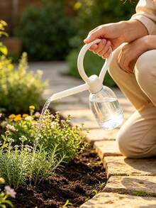Simple Plant Watering Device, Creative Watering Can, Transforms Ordinary Plastic Water Bottles Into Simple Watering Cans. Universal Ring Handle Watering Can, Ergonomic Handle, Easy To Hold And Use; Made Of High-Quality Materials - A - View 5