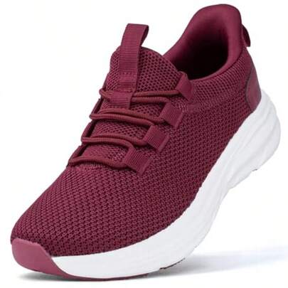KOLILI Women's Wide Toe Box Shoes Easy Slip On Cushion Walking Sneakers