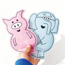 Quixorblex 4pcs Large Felt Hand Puppets, Elephant Hand Puppet, Pig Hand Puppet, Felt Storytelling Props, Montessori Teacher Supplies, Classroom Learning Teaching Aids, Interactive Role Play, Home Learning, Party Decoration - Multicolor - View 12