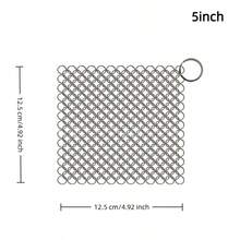 1個正方形不鏽鋼鍋刷,耐用且堅固 - A - 查看 10