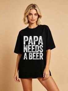 Women T-Shirts - 黑色 - 查看 1