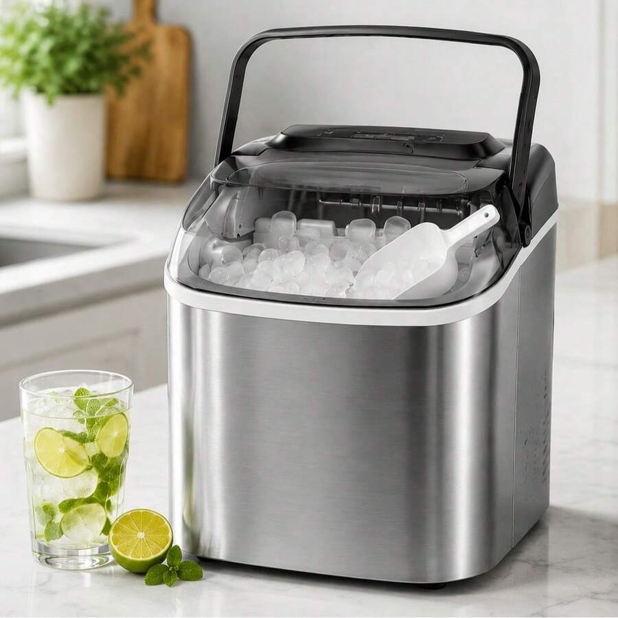 Antarctic Star Portable Ice Maker 12 Kg/Day 2 Sizes White - 白色 - 查看 1