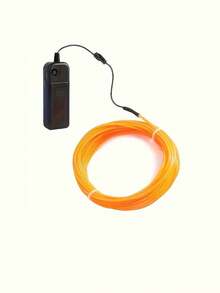 RGB EL 導線汽車內飾氛圍燈，USB 聲控霓虹燈條，適用儀表板與車門裝飾，可彎曲 DIY 霓虹燈帶，適合派對與服裝裝飾 - 多色光 - 查看 13