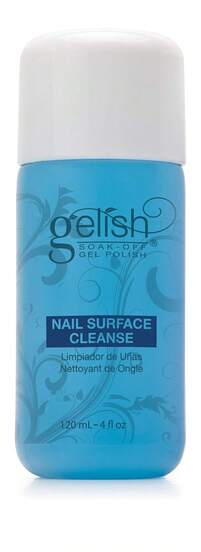 Gelish Soak-Off Nail Polish Cleaner, Removes Tacky Residue U2013 Nail Surface Cleanse, 4 Oz