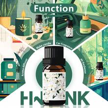 10ml White Musk Fragrance Oil, Reed Diffuser, Holiday Gift, Indoor Fragrance, Candle Making, Suitable For Diffuser/Humidifier, Car Fragrance - White Musk - View 6