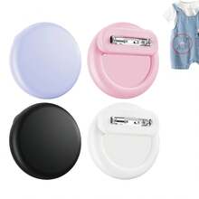 4pcs Protective Case For AirTag, Hidden Pin Item Tracker Holder For Clothes, Bags, Shoes And Pet Collars - Multicolor - View 8