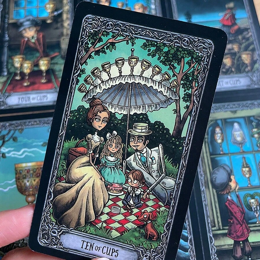 Dark Mansion Tarot Card Game, 78 Cards English Board Game Cards - Dark Mansion Tarot - View 1