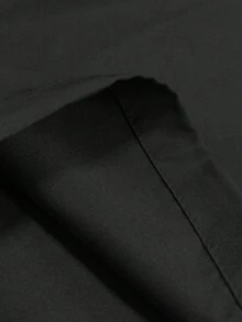 BAIQIANSHI 黑色雙向金屬拉鍊鈕扣口袋優雅休閒時尚通勤 Y2K 輕量寬鬆柔軟舒適無彈力女款工裝套裝 教師節 感恩節 開學季 派對 生日派對 畢業季 舞會 茶會 鄉村音樂演唱會 出遊 度假 辦公室 正式場合 日常街頭 機場穿搭 春夏秋冬 - 黑色 - 查看 7