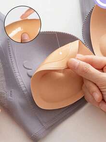 1 Pair Self-Adhesive Breast Pads, Suitable For Women's Sports Bras, Bikinis, Swimsuits Or Dresses - Multi-color - View 5
