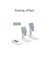 1pc Adjustable Folding Desktop Phone Stand, Desktop Electronic Product Holder (Suitable For Hunchback Use), Live Streaming Tablet Stand, Height-Adjustable Folding Multi-Function Universal Support Bracket, Suitable For Watching TV Shows, Live Streaming, Learning, Working And Video Conferencing - A - View 7