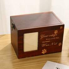 Pet Cremation Urn Ash Urns For Dogs Casket Wooden Box Commemorate Memory Box UK - UK-l313201 - View 11