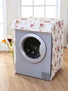 Thickened Printed Sun Protection Washing Machine Cover, Household Washing Machine Drum Cover Towel, Suitable For Washing Machine Dust Protection, Protective Cloth, Dryer Cover, Reusable Laundry Ball, Best Choice For Gifts To Friends And Family, Mother's Day Gift, Valentine's Day Gift - Multicolor - View 10
