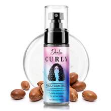Wavy Hair No-Rinse Styling Spray, Contains Moroccan Argan Oil, Smooths Frizz, Anti-Static, Repairs Dry Curly Hair, Provides Elasticity And Moisture, Suitable For All Wavy Hairstyles Including Natural Waves, Wool Curls, Etc., 80ml - Lotion - View 9