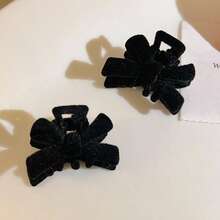 20件/10件/5件/2件/1件 黑色植絨髮夾，2cm 高品質側瀏海夾 - 多色[無愛心款] - 查看 7