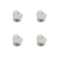 4pcs Random Color Creative Heart-Shaped Toilet Tank Auxiliary Flush Button - Multicolor - View 9