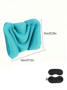 Manual Inflatable Lumbar Support Cushion, Portable Inflatable Waist Pillow, Lumbar Support Backrest, Essential Accessory For Long-Term Sitting In Trains, Airplanes, Offices, Cars, Camping And Travel - Multicolor - View 11