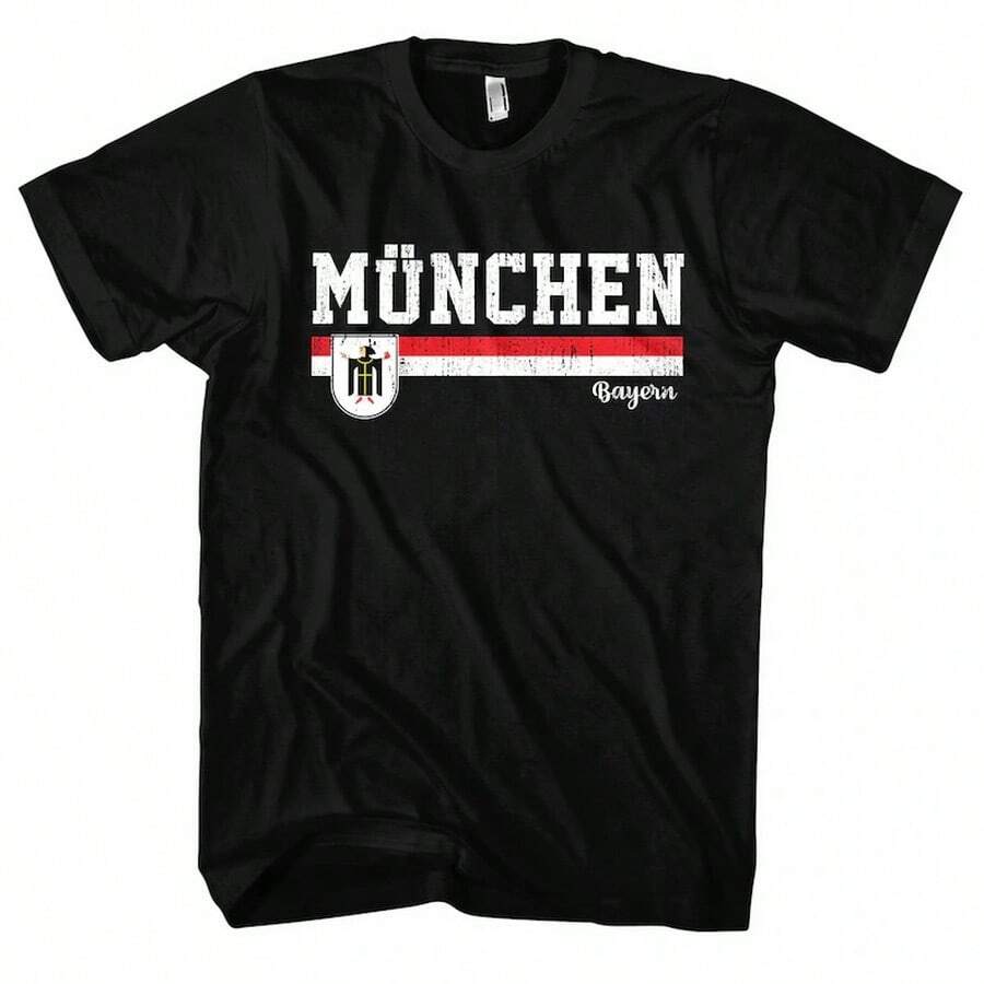 Munich Home T-Shirt |   Fan-Merchandise für  |   M1-M2 - Schwarz - Übersicht 1