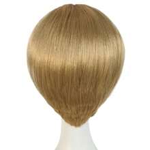 Short Blonde Bowl Cut Wig Blonde Mushroom Wigs Mens Bob Wig Hair Net Short Blond Funny Wigs For Men Outfit 60s 70s Blond Bob Hair With Bangs For Women Halloween Costume Party - Blonde - View 6