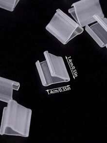 10pcs/Set Latex Balloon Sealing Clips, V-Shaped Balloon Clips - Random Style - View 9