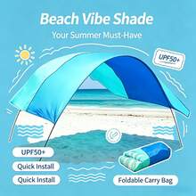 1pc Pool Sun Shade Canopy (Curtain Only, Other Accessories Not Included), 95% UV Blockage, UV Protection, Waterproof, Foldable, Suitable For Above-Ground Inflatable Pool, Summer Outdoor Backyard, Balcony, Garage, Pool, Beach, Camping, Lawn, Reinforced Edge Sun Shade Curtain, Easy Installation - C - View 3