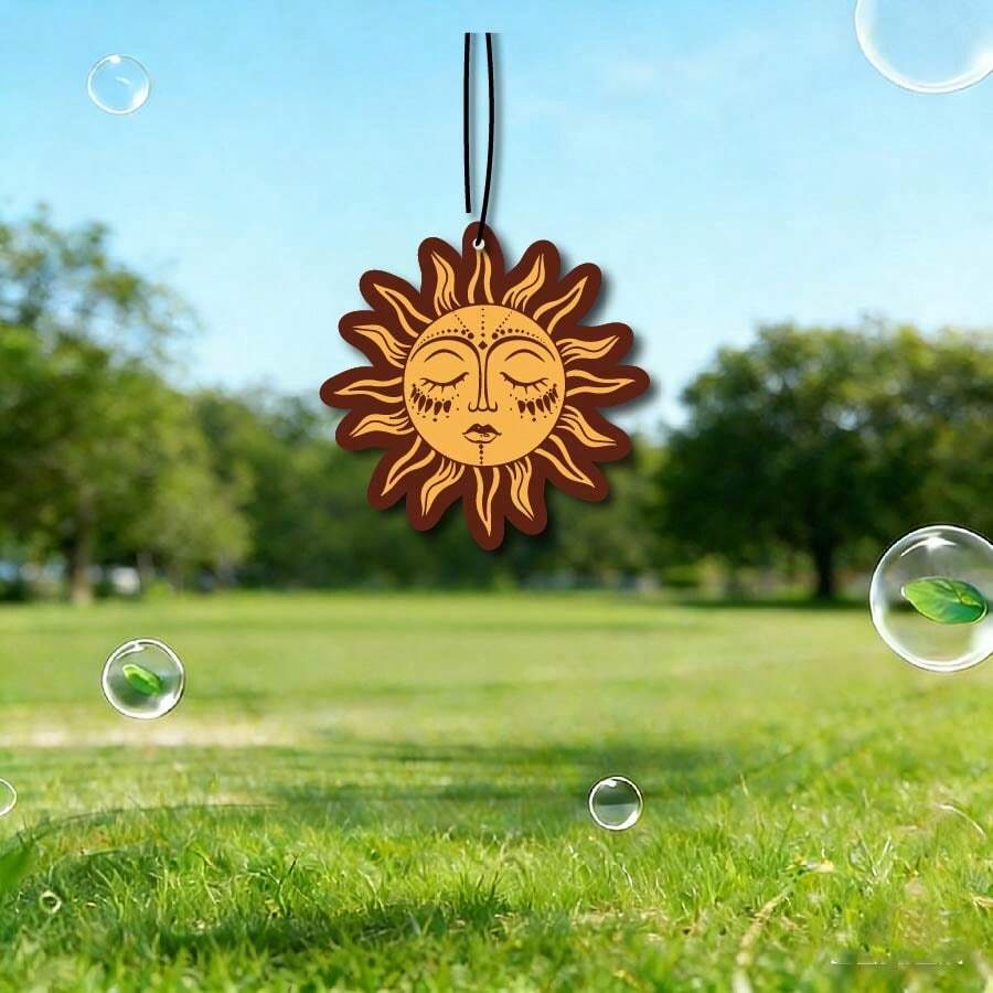 Funny Design Car Air Fresheners - Hanging Rearview Mirror Scented Tablets, Cool Automotive Decor, Paper-Based Vehicle Air Freshener, Gift For Friends - A - View 1