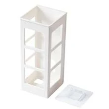 Curling Iron Storage Box, Hair Dryer Holder, Straightener Organizer Rack, Divided Storage, Strong Load-Bearing, No-Drill Design, Moisture-Proof, Wall-Mounted, Plastic Material, Multi-Function Storage Rack - Multicolor - View 20