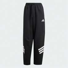 Adidas Future Icons Men's Fashionable Comfortable Versatile Loose Retro Black Straight-Leg Casual Pants - Black - View 4