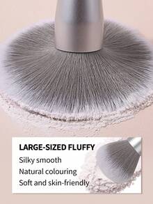 Premium Extra Large Setting Powder Brush Contour Brush Soft Fluffy Multi-Function Face Makeup Brush Daily Makeup Powder Pickup Single Makeup Brush - White - View 6