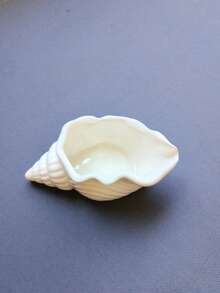 Decorative Ceramic Jewelry Tray, Shell & Starfish Shaped Jewelry Tray, Ocean Themed Decorative Jewelry Tray, Suitable For Rings, Earrings, Necklaces, Bracelets, Jewelry Watches, Keys, Bathroom, Bedroom, Office Accessories. - one-size - View 7