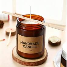 10件裝木製蠟燭燭芯固定座 單孔/多孔 DIY 蠟燭製作工具 燭芯固定棒 - 原色 - 查看 3