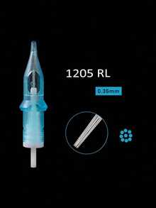 多尺寸圓形一次性紋身針筒針 1RL 3RL 5RL 7RL 9RL 3RS 5RS 7RS 5M1 7M1，紋身用品，紋身套裝 - 藍色 - 查看 6