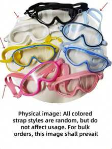 1pc Swimming Goggles, Leak-Proof Function, Anti-Fog Design, Suitable For Swimming Pools And Water Parks, Fit For Boys, Girls, Teenagers - A - View 10