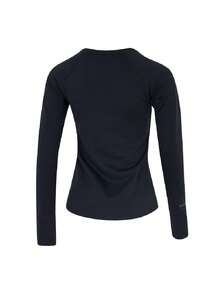 Under Armour Women's UA Base 4.0 Crew Long Sleeve T-Shirt For Daily Workout And Outdoor Sports 1353351-001 - Black - View 3