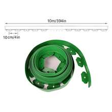 Easy-To-Install PE Plastic Garden Edging Kit With Strong Anchors - Lawn Border For Landscape And Lawn Separation - A - View 14