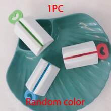 1pc Wall-Mounted Automatic Toothpaste Dispenser, No-Drill Toothpaste Squeezer, Multi-Color Bathroom Toothpaste Holder, Self-Adhesive Bathroom Accessory, Suitable For Home, RV And Dorm, Bathroom Accessory, Room Decor, Bedroom Decor - Multicolor - View 9