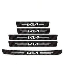 5pcs For KIA Car Accessories Car Threshold Strips, Waterproof And Scratch-Resistant, Suitable For Most Car Models, Easy To Install, An Ideal Gift For Friends! - A - View 5