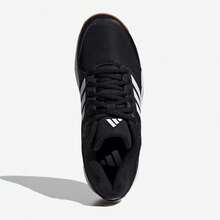 adidas Speedcourt 舒適百搭 日常休閒 透氣 低筒 網球鞋 男女同款 黑色 - 黑色 - 查看 7