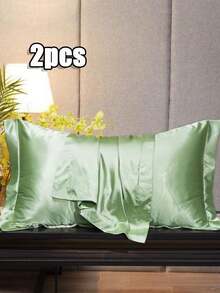 奢華桑蠶絲枕套，25mm緞面布料，純色，信封式封口，僅限手洗，120-140g/M² - 柔軟光滑質感，適合頭髮與肌膚，床上旅行防髒 - 彩色 - 查看 34