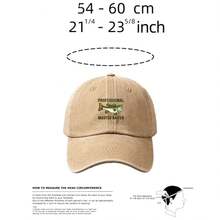 1pc Gothic-Style Casual Men Hat,Letters,Fish Printing, Unisex Fashion, Provides Shade & Sun Protection, Perfect For Outdoor Activities. - Multicolor - View 9