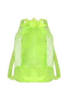 3pcs Colorful Foldable Shell-Shaped Storage Bags, Adjustable Mesh Beach Bags, Suitable For Picnic, Beach, Camping, Durable Fabric, Multi-Compartment Camping Gear Storage Bags, Eye-Catching Shell Design, Adjustable Shoulder Strap Beach Tote Bags - Multicolor - View 16