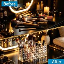 Multifunctional Cosmetic Skincare Lipstick Makeup Brush Pen Storage Box Portable Container Desktop Organizer - A - View 5