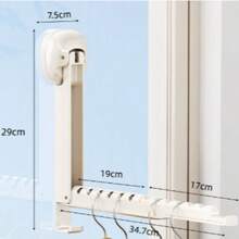 Foldable Drying Rack With Suction Cups, Simple Folding Clothes Airer For Indoor Laundry Room Compact Space, Space-Saving, Laundry, Bathroom, RV, Balcony Compact Space, Student Dorm, Travel, Car, Luggage - Multicolor - View 10