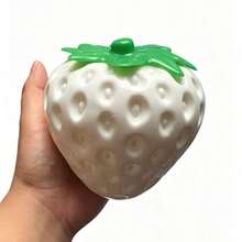 1 pieza Juguete antiestrés Squishy gigante, dispositivo de descompresión con fruta de fresa simulada en polvo - Multicolor - Ver 13