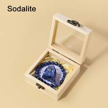 2PCS/Box Natural Raw Amethyst & Stones Collection Set, Healing Crystal Bracelet & Gemstone Ornament, Reiki Energy Health Yoga Craft, Wooden Gift Box - Raw Stone Bracelet Gift Set - View 14