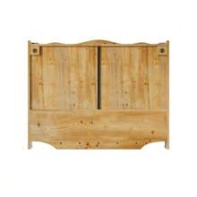 100 Cm Retro Wall Cabinet With 4 Doors, Two-Tier Storage And Open Hook Shelf, Suitable For Bathroom, Kitchen, Dining Room, Brown - 自然色 - 查看 10