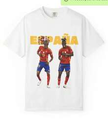 Spain Soccer Players T-Shirt |   Spain Football Jersey Tee - 白色 - 查看 1