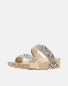 FITFLOP JE5 D95 Sandalias Chancletas Mujer Oro - Dorato - Visualizzare 2